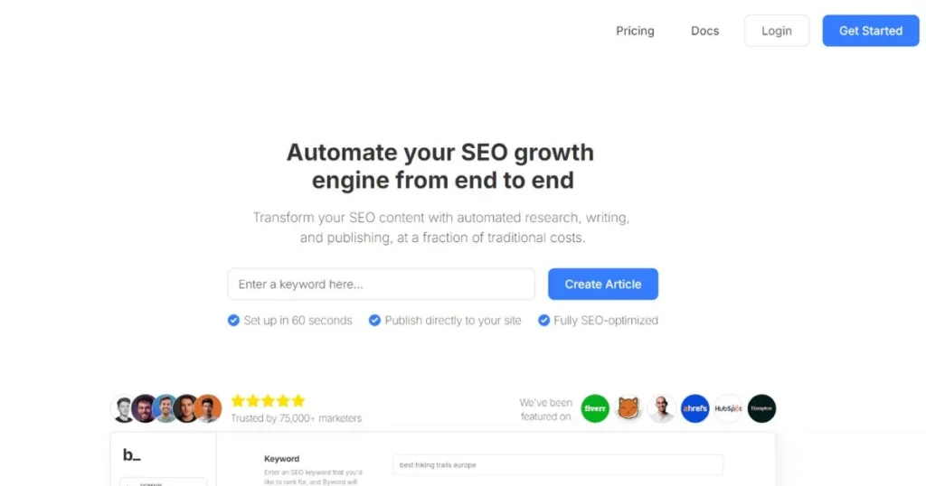 What is ByWord AI: ByWord AI for Content